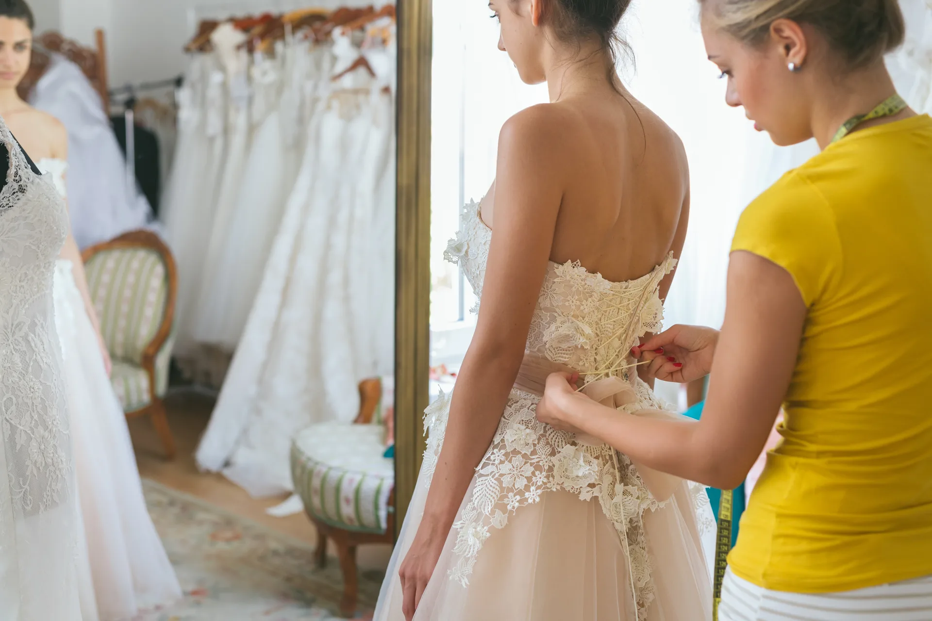 Abiti da sposa - foto stock