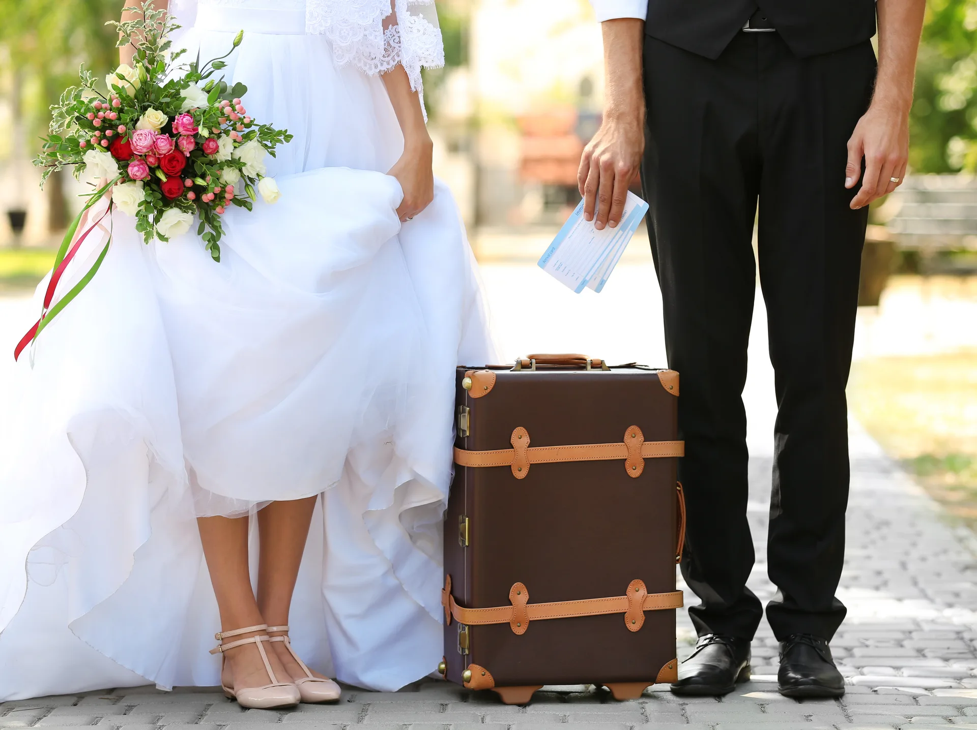 Viaggi di nozze - foto stock